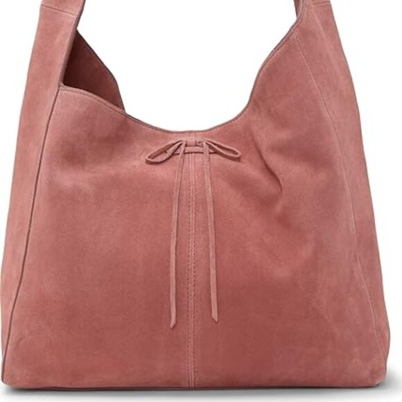 Lucky Brand Handbags - NWT Lucky Brand Clem Suede Hobo Bag Brick Dust Viral TikTok - So CUTE!